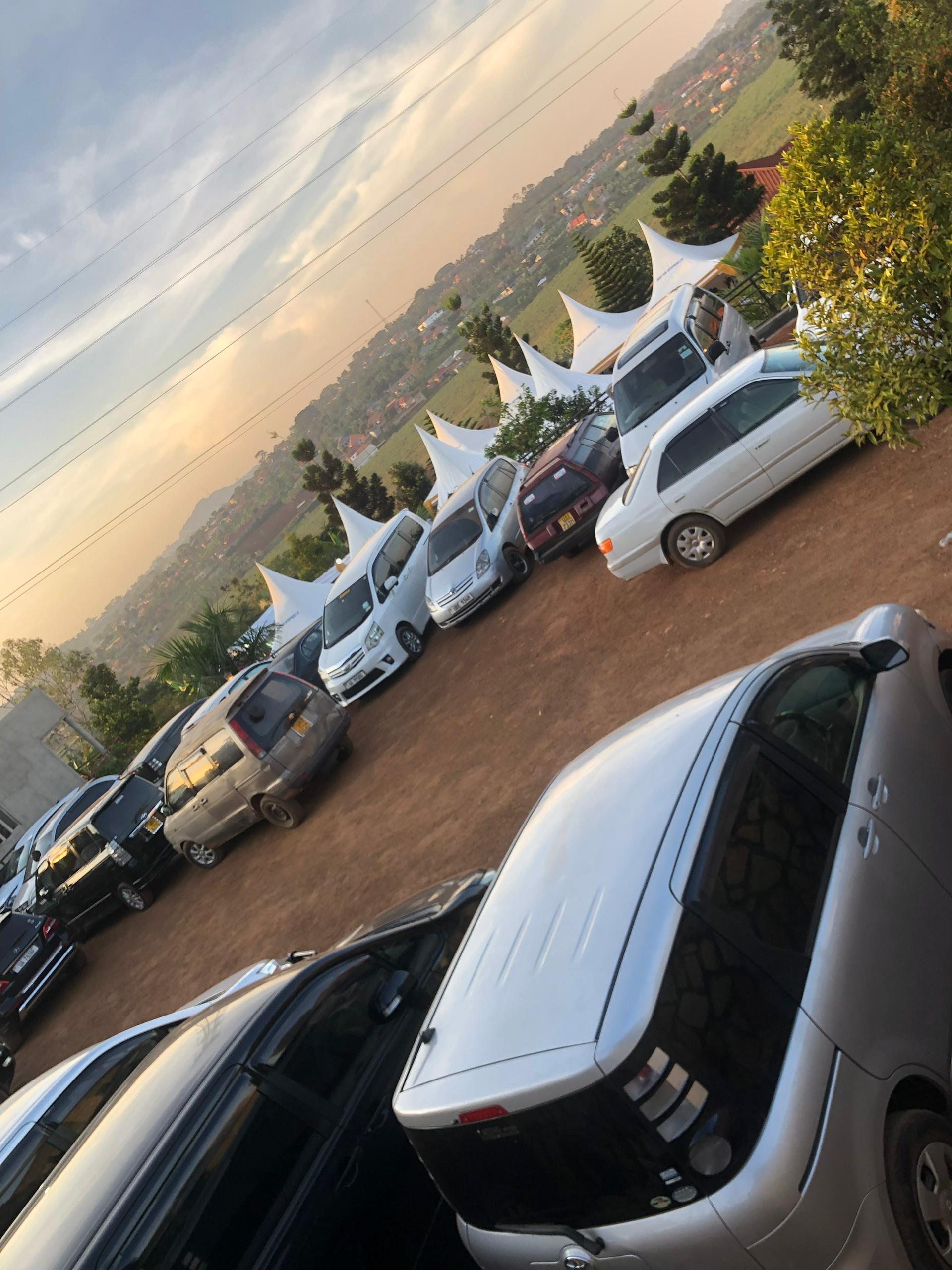 Large parking space at Danma Gardens Hotel